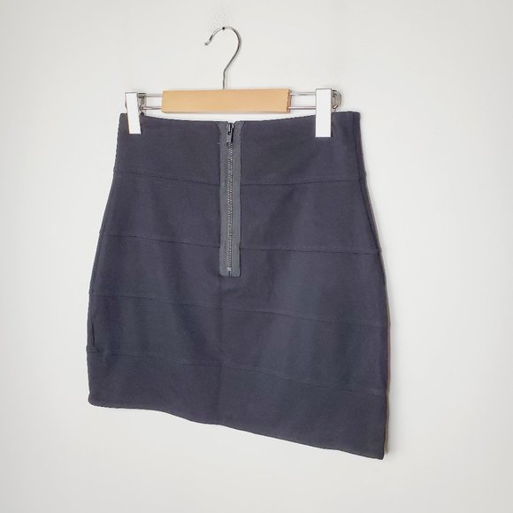 ARITZIA TALULA Black Stretch Bandage Mini Skirt - Picture 7 of 11